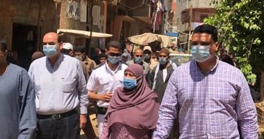 فض سوق سدود بالمنوفية للمرة الرابعة منعا للتزاحم وانتشار فيروس كورونا
