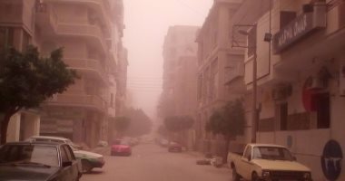 صور.. رياح شديدة محملة بالأتربة تتسبب فى حجب الرؤية على الطرق السريعة بالمنيا 
