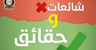الحكومة تنفى الشائعات.. لم نحذر من شراء ملابس المحلات بسبب كورونا.. الأندية الرياضية لن تفتح منتصف مايو.. العام الدراسي الجديد لن يؤجل.. وتسليم المشروعات البحثية غير مرتبط بدفع المصروفات المدرسية