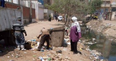 رفع 64 طن قمامة خلال حملات بقرة مركز الباجور فى المنوفية