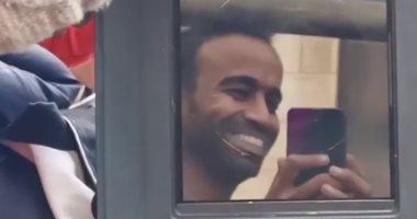 محمود الليثي فى كواليس تصوير مسلسل النهاية مع عمرو عبد الجليل.. فيديو وصور