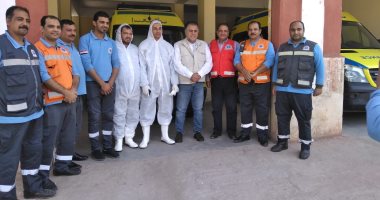 "جيشنا الأبيض".. العاملون بمرفق إسعاف القليوبية على خط مواجهة كورونا