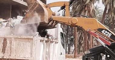 رفع 74 طن من القمامة والمخلفات فى حملة بقرى مركز سوهاج 