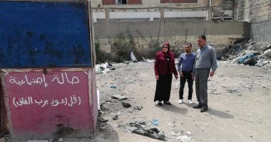إزاله تعديات على أراضى أملاك الدولة وإسترداد 1125 م غرب الإسكندرية.. صور