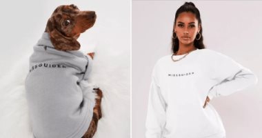 متجر بريطانى يوفر ملابس متطابقة للكلب وصاحبه.. فولة واتقسمت نصين