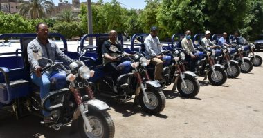 صور.. شركة مياه الأقصر تسلم 40 تروسيكل للشبكات والطوارئ والصيانة