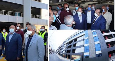 وزير النقل يعلن بدء التشغيل التجريبى للجراج متعدد الطوابق بميناء الإسكندرية.. الجراج مكون من 5 مستويات ويسع 3500 سيارة.. تكلفته تبلغ 407 مليون جنيه.. ويخدم سيارات التخزين الجمركى والمنطقة السياحية المخططة