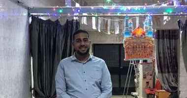 "زينة رمضان" ترسم البهجة على وجوه المرضى بمستشفى فرشوط فى قنا.. صور