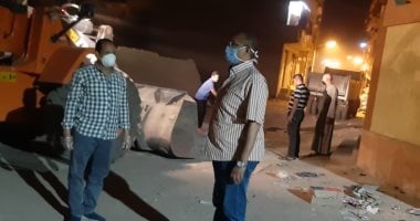 صور.. حملات نظافة وتجميل خلال فترة حظر التجوال فى الأقصر