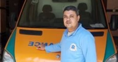 الجيش الأبيض.. "جودة" مسعف على خط مواجهة كورنا بهيئة الإسعاف المصرية