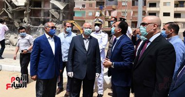 رئيس الوزراء يتفقد مشروع محور الفريق ابراهيم العرابى