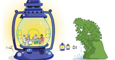 كاريكاتير صحيفة إماراتية.. كورونا يبكى خلال التزام المواطنين بضوابط العزل