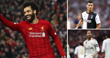 نجوم الكرة العالميون لم يتضرروا من فيروس كورونا.. رونالدو وراموس وصلاح يواصلون التدريبات بالمنزل رغم توقف النشاط الرياضي.. وإبراهيموفيتش وبوجبا يدشنان تحدى المهارات.. وجاريث بيل يقود حملة تبرع للمتضررين