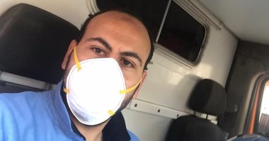 الجيش الأبيض.. "محمد" عضو بهيئة الإسعاف المصرية فى مواجهة كورونا بالشرقية