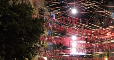 بهجة رمضان.. "محمد" يشارك صورة تزيين شارع أحمد راسم بمحرم بك الإسكندرية