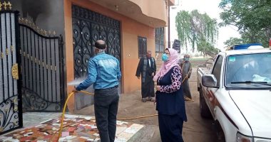 صور.. تطهير وتعقيم 382 ألف 390 مبنى ومنشأة حكومية بمحافظة المنوفية  