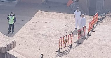 صور.. فرض كردون أمنى وتطبيق العزل الجزئى لقرية نهطاى بالغربية