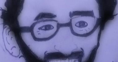 "رضا" من الشرقية يشارك صحافة المواطن بموهبته في الرسم