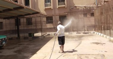 استمرار التعقيم والتطهير بمركز إطسا وضبط الأسواق لمواجهة فيروس كورونا