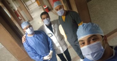 الجيش الابيض.. فريق عمل قسم الأشعة بمستشفى العجوزة فى مواجهة كورونا