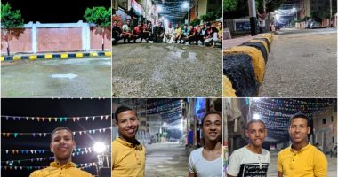 شباب شارع المستشفى بدشنا يشاركون بصورة لزينة رمضان
