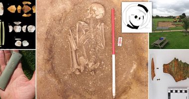 قتلوه ليدفن معه.. العثور على بقايا زعيم من العصر البرونزى برفقه رجل "روحانى"