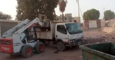 صور.. حملات نظافة مكثفة فى القرى والنجوع بإسنا لمكافحة الأمراض والعدوى