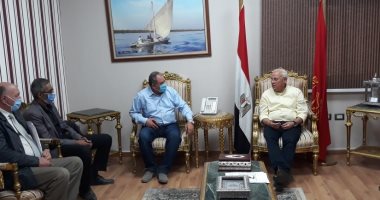 محافظ بورسعيد يلتقى رئيس الهيئة العامة لمشروعات التعمير والتنمية الزراعية