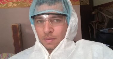 " الجيش الأبيض".. "مصطفى " مسعف بإسعاف القليوبية على خط مواجهة كورونا
