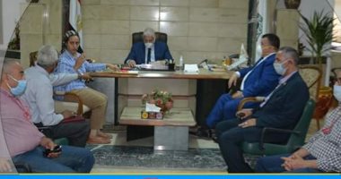 محافظ جنوب سيناء يناقش مع رئيس تعمير سيناء سرعة الانتهاء من المشروعات الخدمية