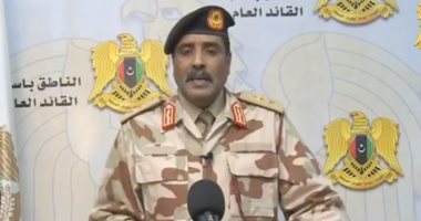 المسمارى يؤكد وقوف الجيش الليبى بجانب الشعب فى تحقيق مطالبه 
