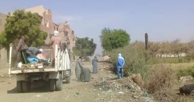 رفع 466 طن قمامة فى حملة نظافة مكبرة بالمنيا.. صور