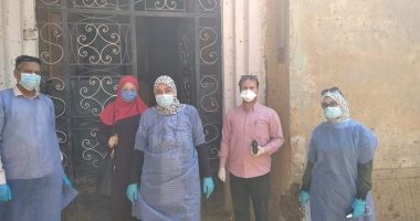 عزل منزل بقرية الدير بطوخ بعد إصابة أحد أفراده بكورونا