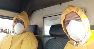 الجيش الأبيض ..محمد الطاهر مسعف بمرفق إسعاف الإسماعيلية على خط المواجهة ضد كورونا