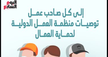 إنفوجراف..لكل صاحب عمل..توصيات منظمة العمل الدولية لحماية العمال من كورونا