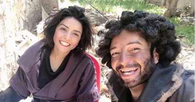 سهر الصايغ وحسام داغر فى صورة جديدة من كواليس "النهاية"