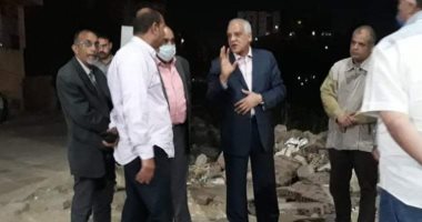 محافظ الجيزة يتابع أعمال تطوير شارع المحولات لربط شارعى الهرم وترسا