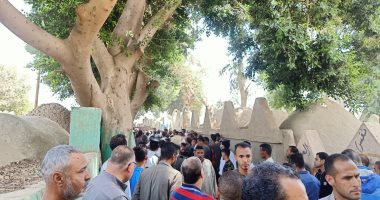 صور.. جنازة مهيبة للشهيد مجند محمود عادل في محافظة بنى سويف