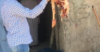 ضبط لحوم غير صالحة لاستهلاك الآدمى فى حملة على الأسواق ومحلات الجزارة بسوهاج 
