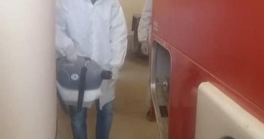 مجلس مدينة غارب يطهر قسم الاستقبال والغرف الفندقية بالمستشفى المركزى.. صور 