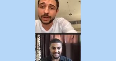 فيديو.. ولى العهد الأردنى يجرى مكالمة فيديو مع عامل لتهنئته بعيد العمال
