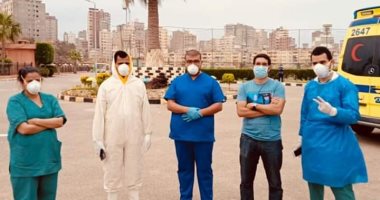 خروج 145 حالة من العزل الصحى بأبو قير بعد تعافيهم من فيروس كورونا