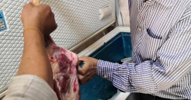 صور.. مدير الطب البيطرى بأسوان يفتش على معروضات اللحوم