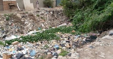 سيبها علينا .. شكوى من انتشار القمامة بمنطقة العجيزى بطنطا