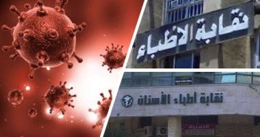 النقابات المهنية تدعم أعضاءها فى أزمة كورونا.. "المهن الطبية" صرف 100 ألف جنيه لأسرة المتوفى و20 ألفا للمصاب.. عضو بـ"الأطباء": 5 وفيات و91 إصابة و6 آخرين بـ"الأسنان".. وهيئة التمريض ترصد 20 ألف للمتوفين
