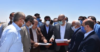 وزيرا الرياضة والإسكان يتفقدان أرض إنشاء مدينة رياضية واستاد فى بورسعيد الجديدة