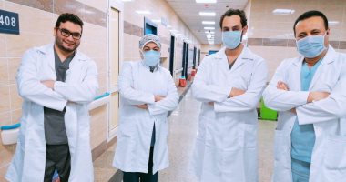 كتيبة البالطو الأبيض تعود من مستشفى العزل بأبوتيج سالمين لجامعة أسيوط (صور)