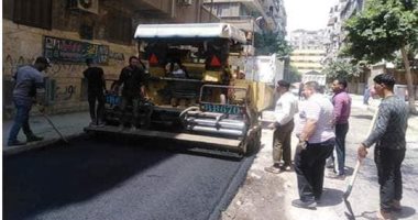 محافظة القاهرة: رصف وترميم 13 شارع بـ3 أحياء غرب العاصمة 