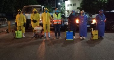 صور.. تعقيم وتطهير ثلاث مناطق فى أسوان لمواجهة فيروس كورونا