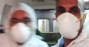 الجيش الأبيض.. "جمعة" و"مرقس" من هيئة الإسعاف بقنا فى مواجهة كورونا
